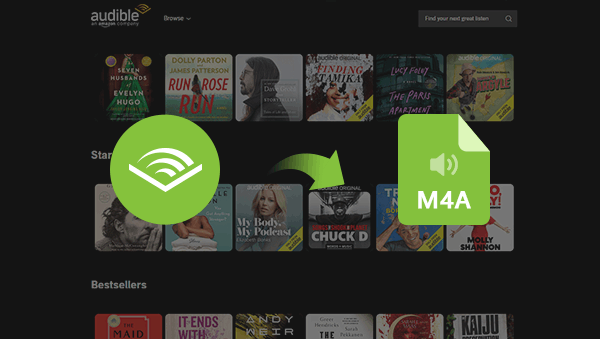 conver audible audiobooks to m4a